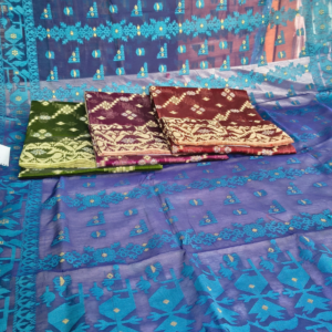 ডিপ কাজ ডিজাইন জামদানি শাড়ি