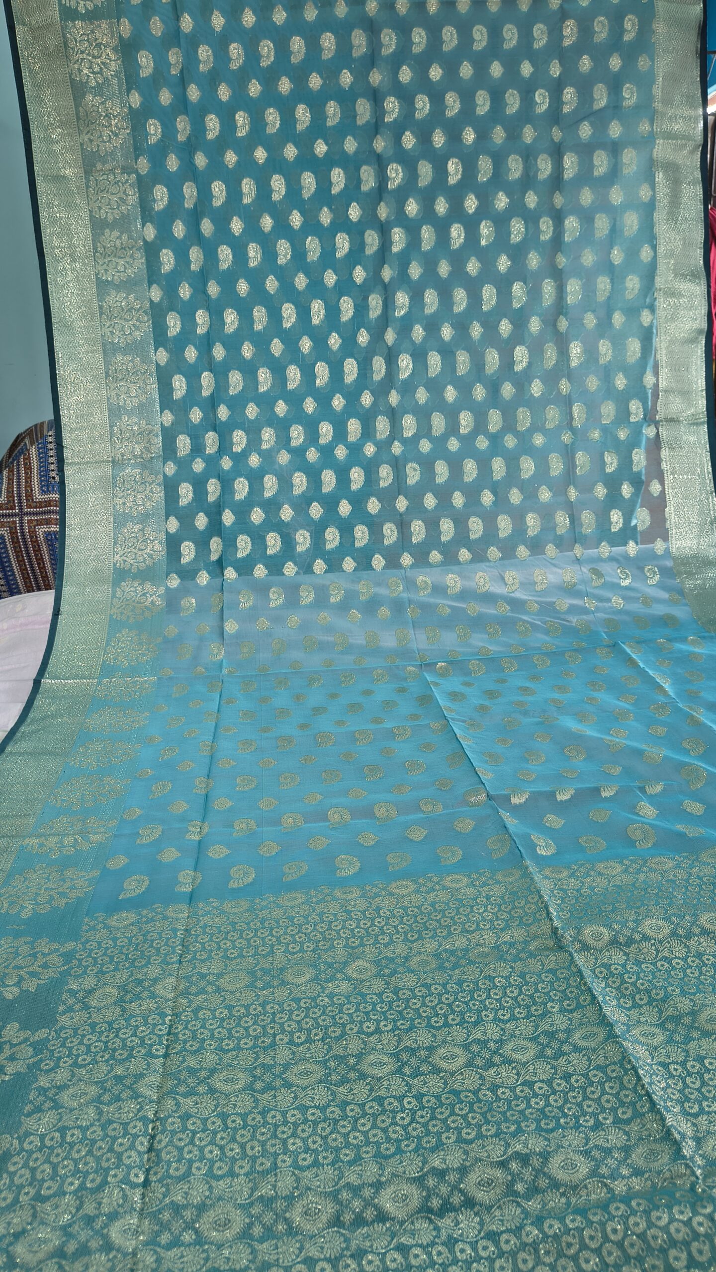 পাবনাই কাঞ্জিভরম শাড়ি। - Image 3